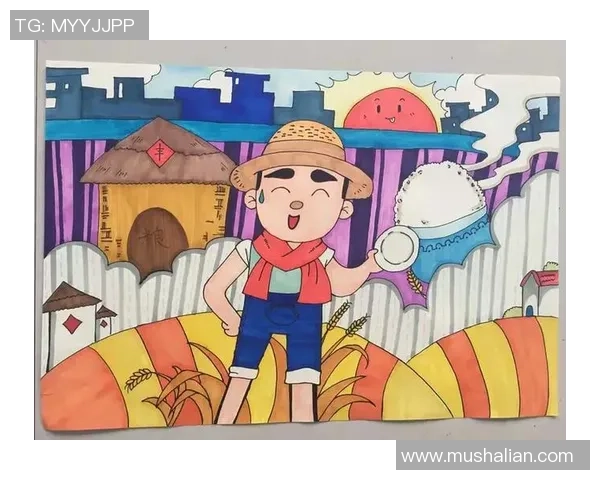 小学生足球彩画展现童趣与梦想的绚丽世界